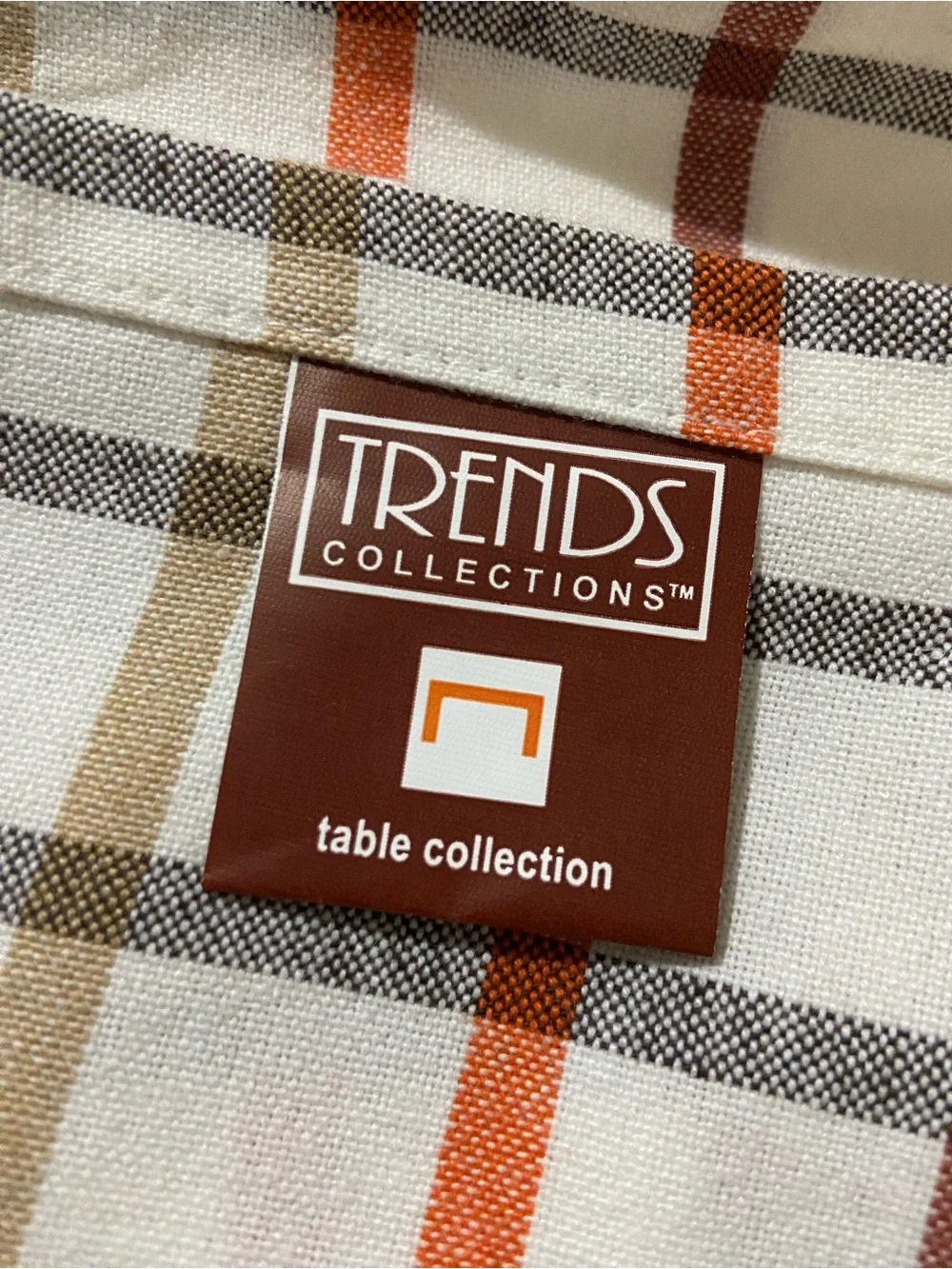 Trends Plaid Cotton 52 X 70” Tablecloth
